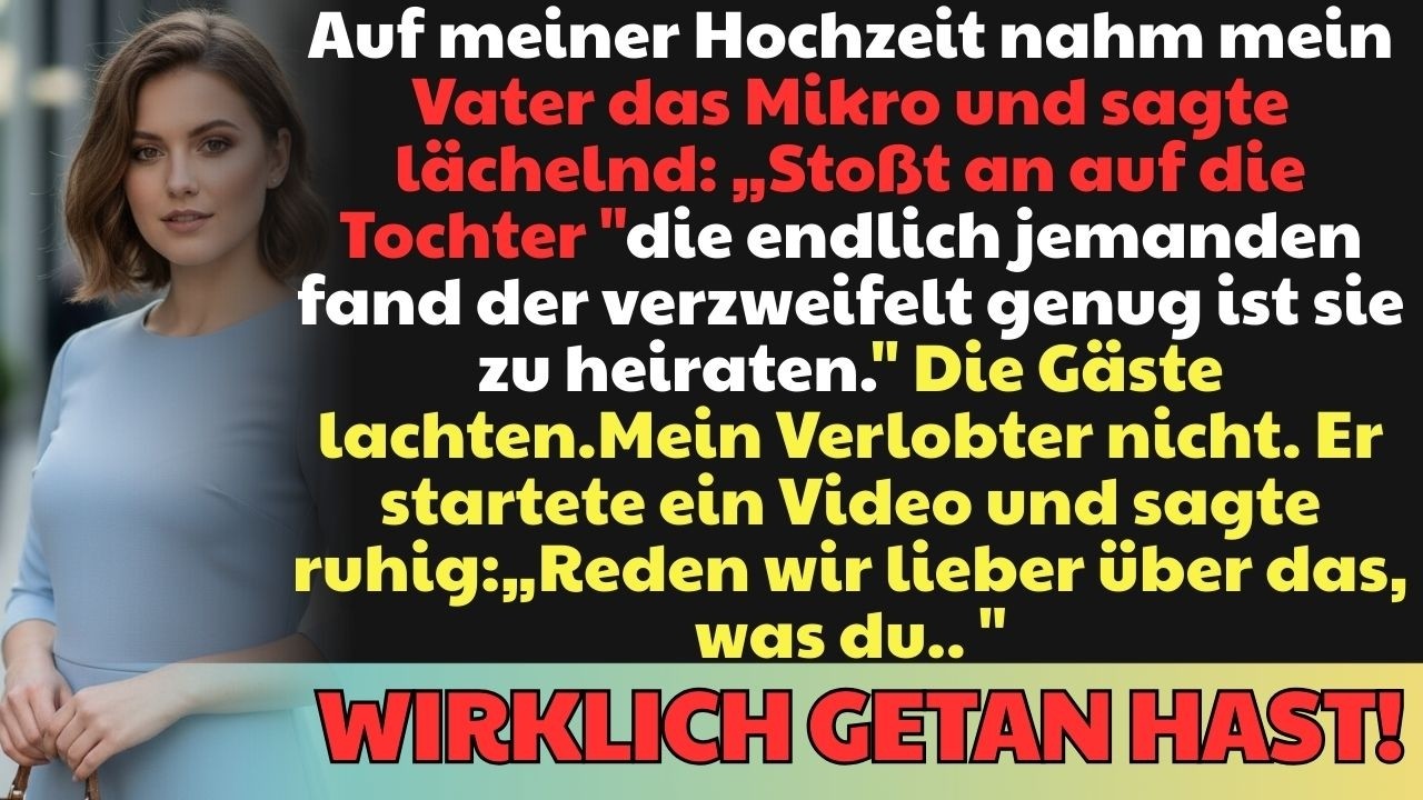 Auf meiner Hochzeit verspottete mich mein Vater: „Wer will sie heiraten?“ Doch mein Mann antwortete!