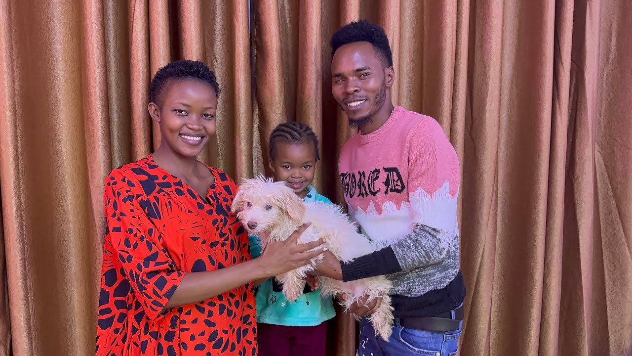 Stephen Kasolo Surprised Shine and Grace ♥️♥️ with a Chiwawa