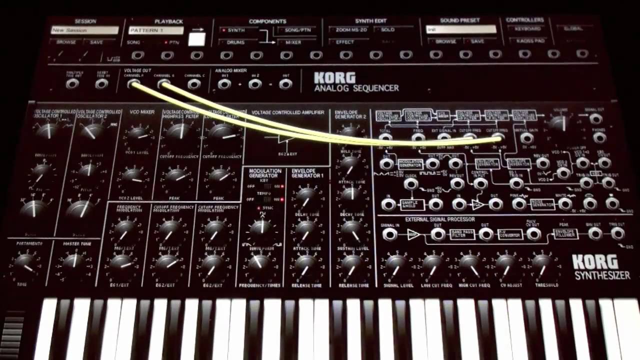 iPAD KORG iMS20 App - Analog Synth and Drum Machine Emulator - Detailed Review Part A