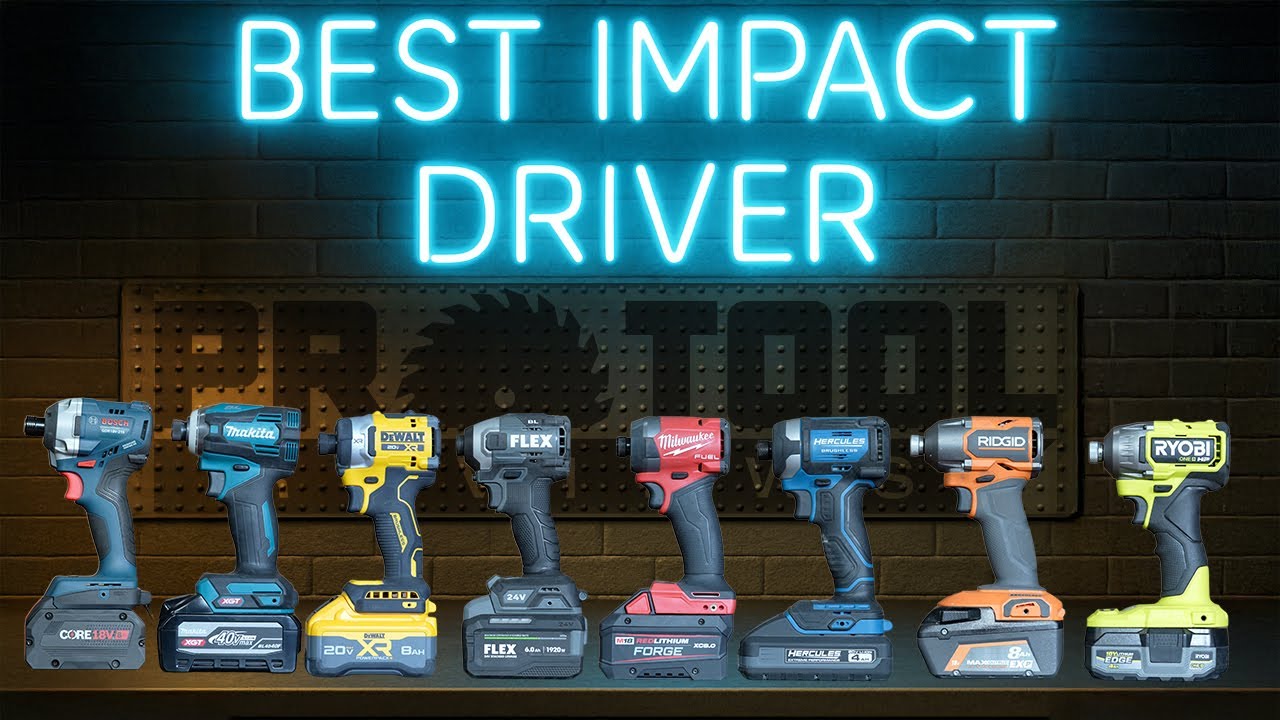 Best Impact Driver 2025? Milwaukee, DeWalt, Makita, Flex
