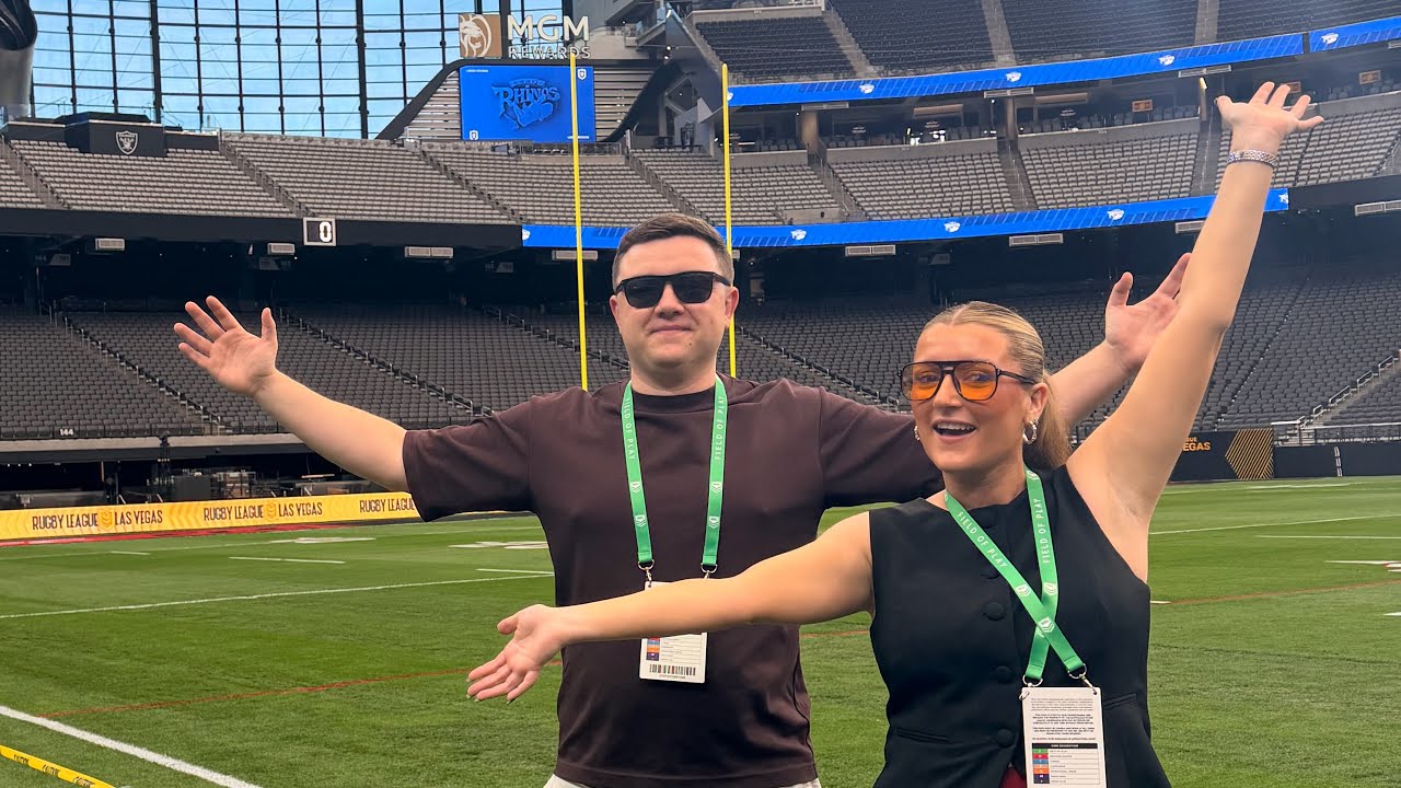 Allegiant Stadium: BTS with Leeds Rhinos and Hull KR 