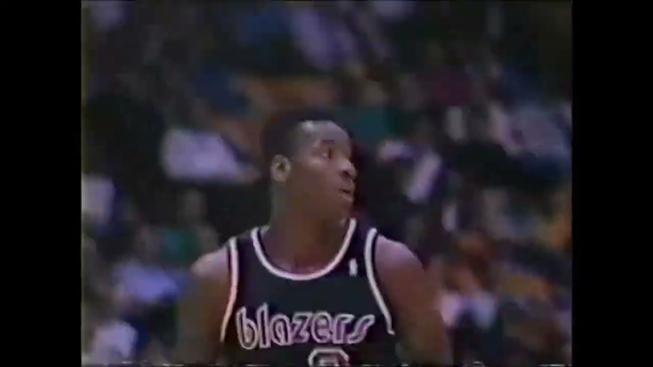 1991 Regular Season Portland@LA Lakers HIGHLIGHTS