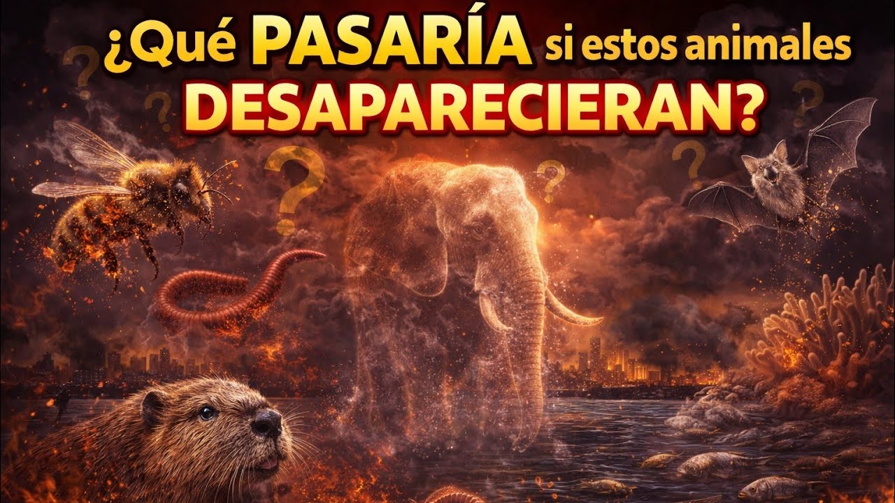 ⚠️7 animales más importantes para la vida en la Tierra | Si desaparecen, el planeta colapsa😱