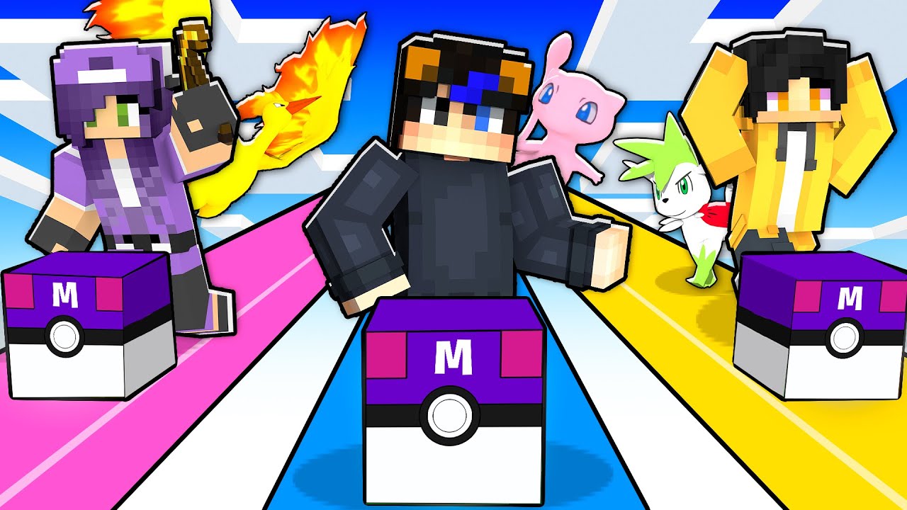 LEGENDARIA CARRERA DE LUCKY BLOCKS Pixelmon en Minecraft!