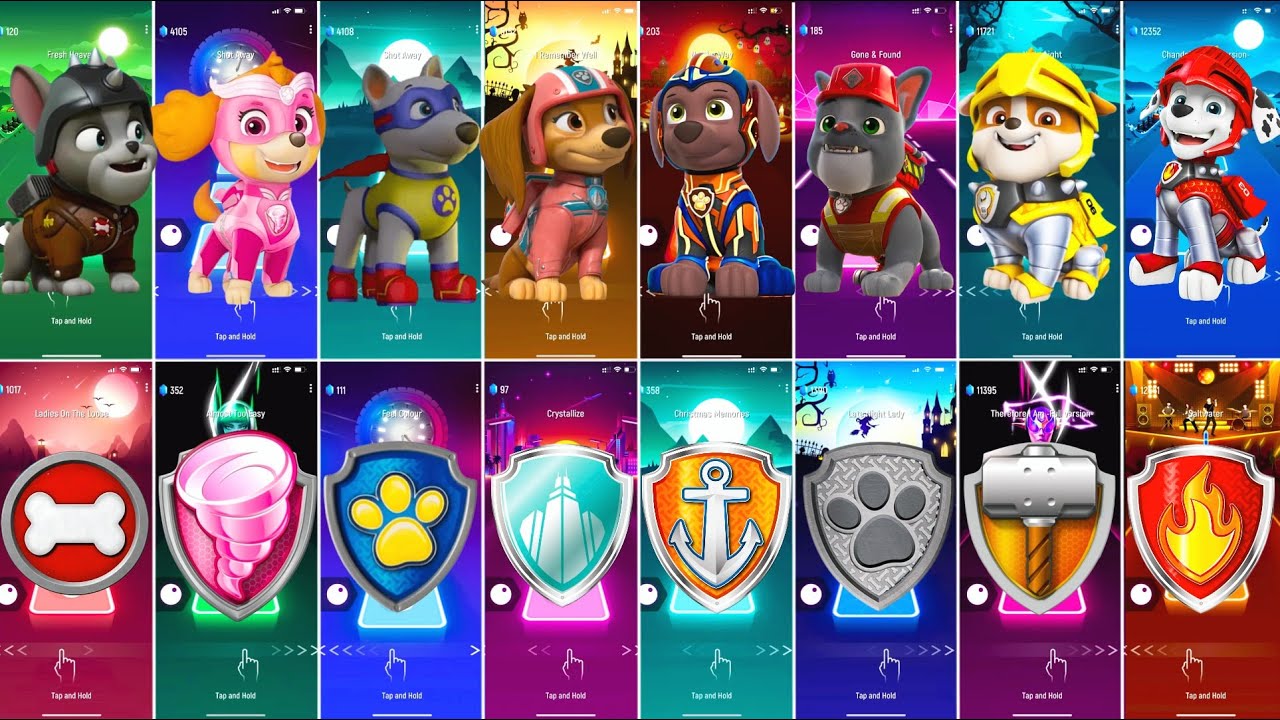Paw Patrol All Video Megamix HUBCAP VS SKYE VS APOLLO VS LIBERTY VS ZUMA VS CHARGER VS RUBBLE