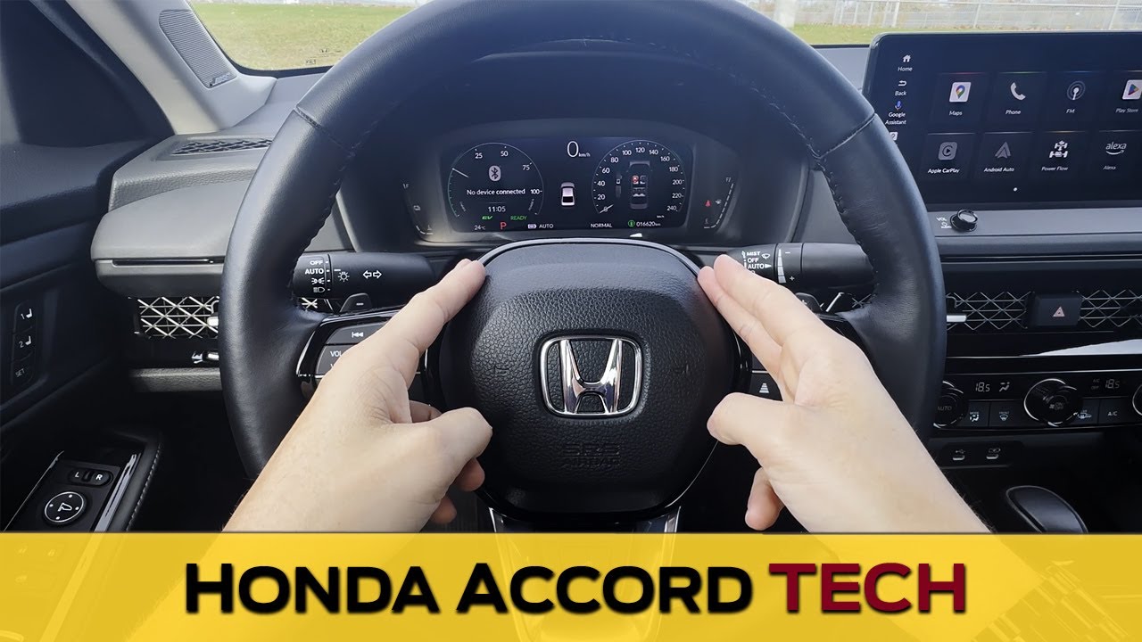 Steering Wheel and Cluster in the Honda Accord (2023-2025 models)