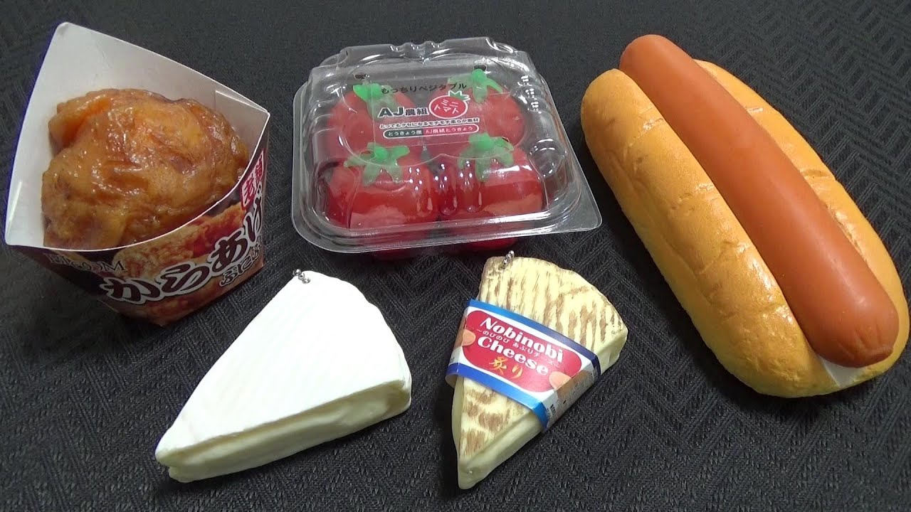 Squishy - Cheese, Tomato, Fried chicken, Hotdog