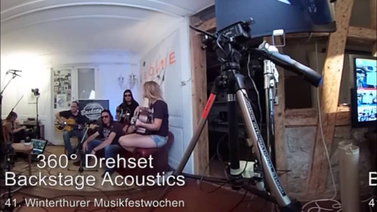 360&deg; Drehset - Backstage Acoustics (SAE Z&uuml;rich)
