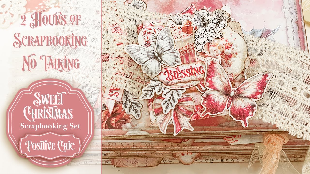 2 Hours of Scrapbooking No Talking Soft ASMR | Junk Journal Tutorial No Talking | Long ASMR Paper