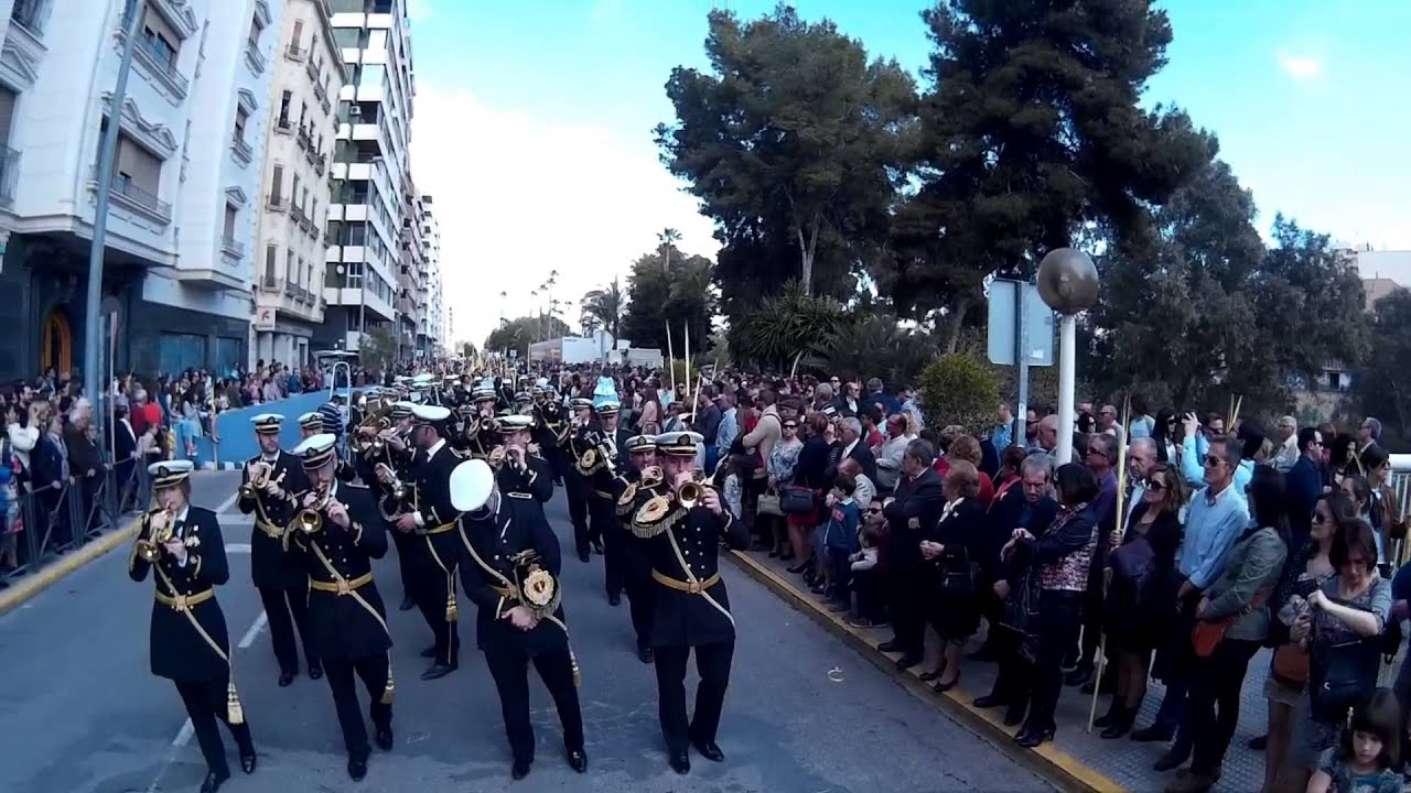 BANDA CCTT FLAGELACIÓN Y GLORIA ELCHE - DOMINGO DE RAMOS 2016 - ETERNIDAD