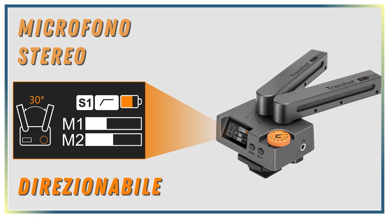 Questo microfono è snodabile! Recensione Comica Audio Traxshot