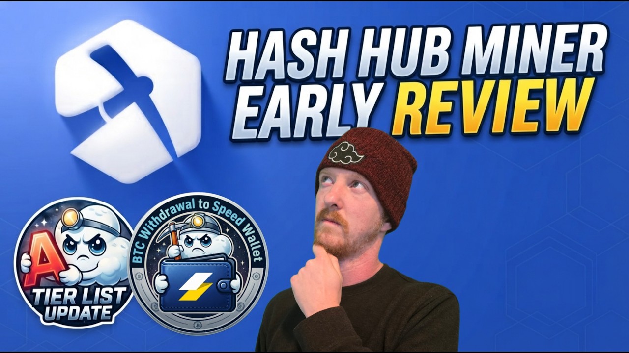 Hash Hub Miner Early Review + BTC Withdrawal to Speed Wallet