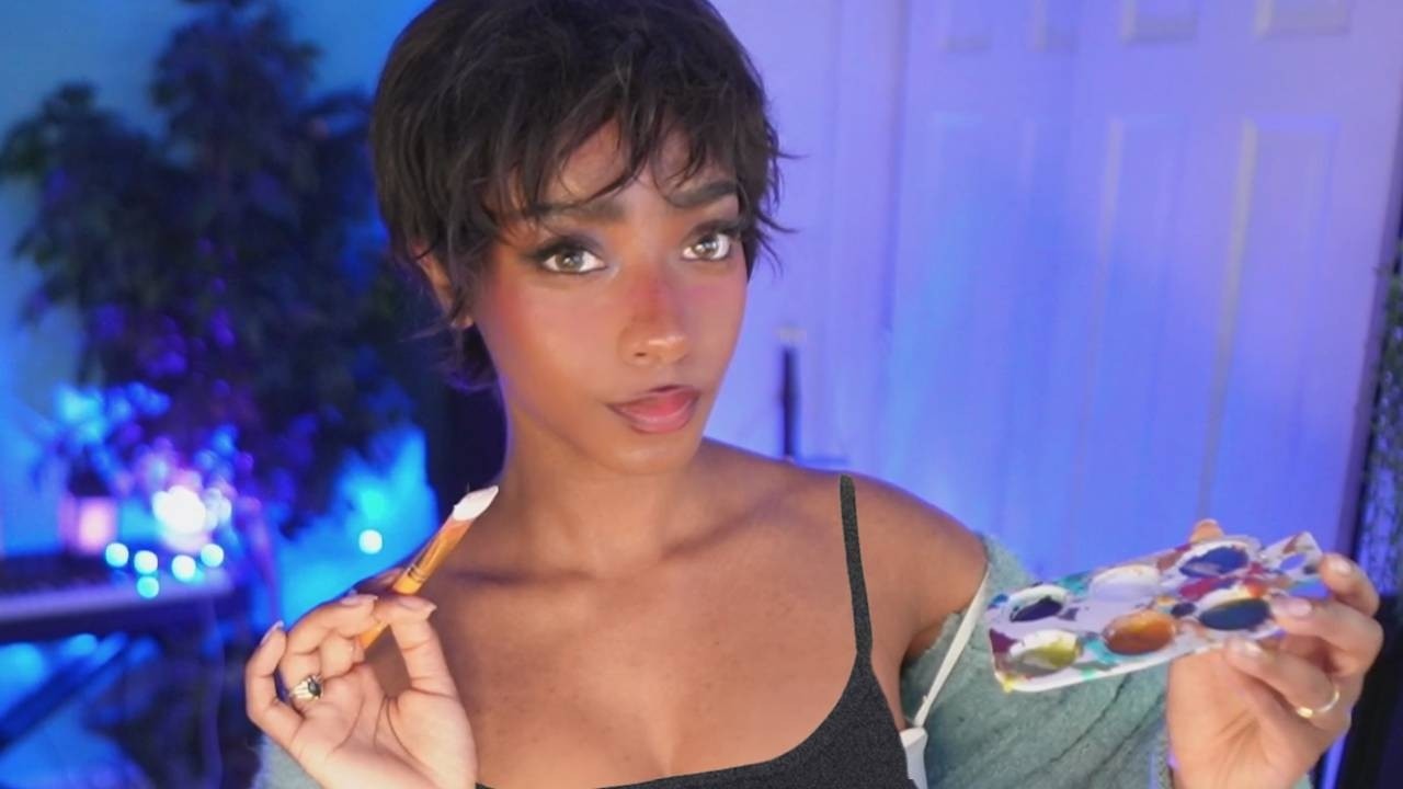 ASMR сеанс рисования с тобой 🎨 Акрил и скетчинг (тихий голос, рисование, болтовня, сонливость)