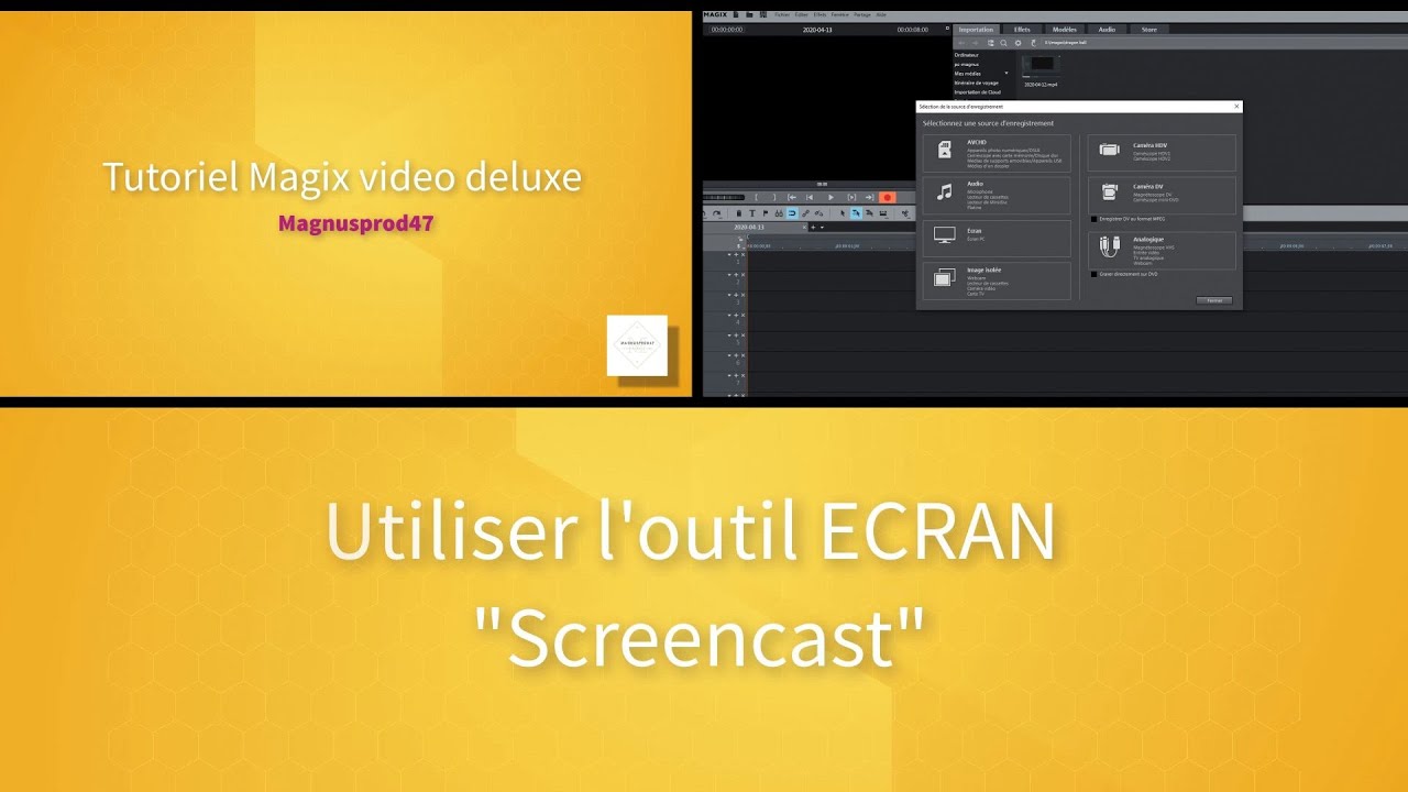 Tutoriel MVD 2020 : Comment Utiliser l'outil ECRAN PC 