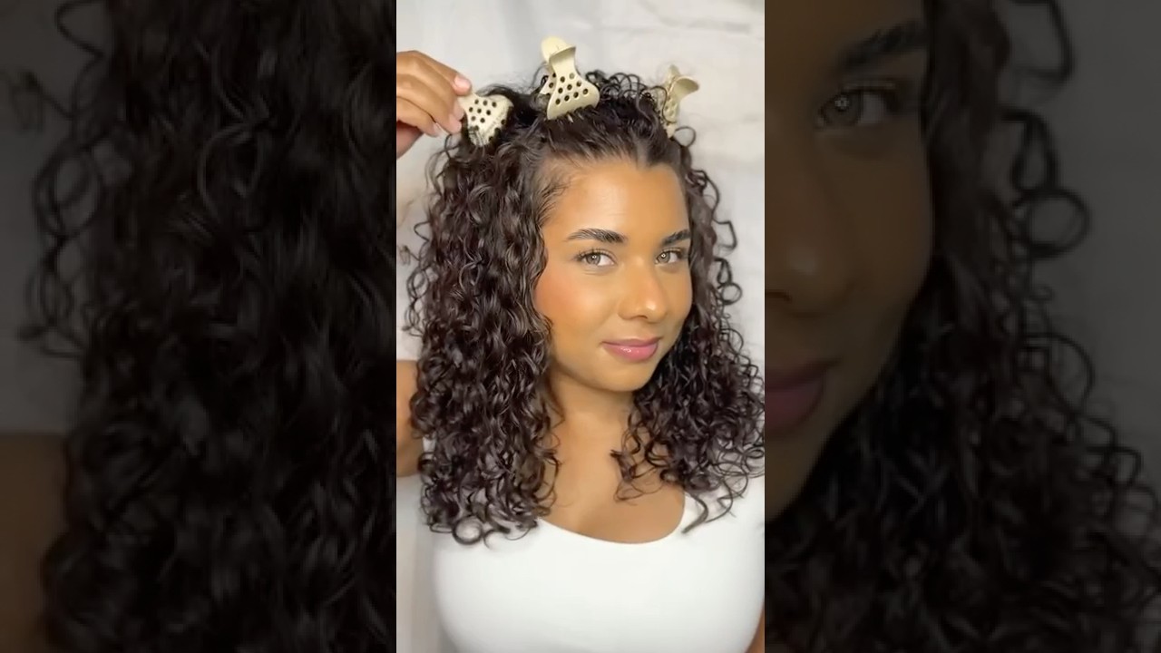 Volume Root Clips add instant lift and bounce&mdash;perfect for all hair types. #curlyhair #curlyhairtips