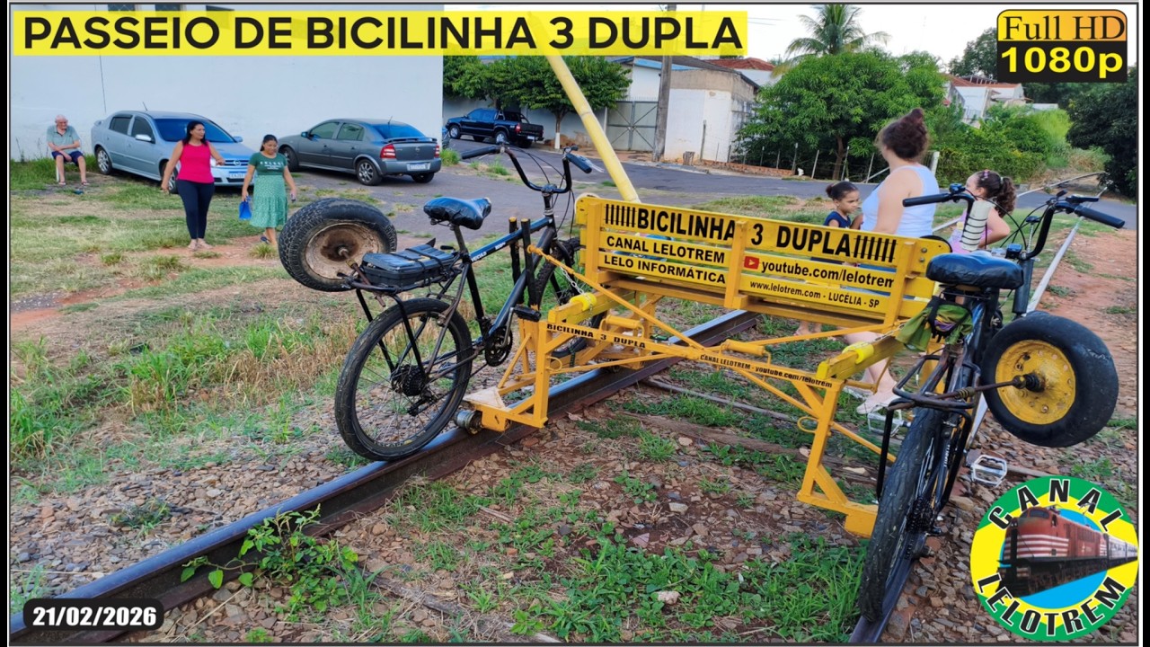 1105 - PASSEIO BICILINHA 3 DUPLA - 21/02/2026 - CANAL LELOTREM