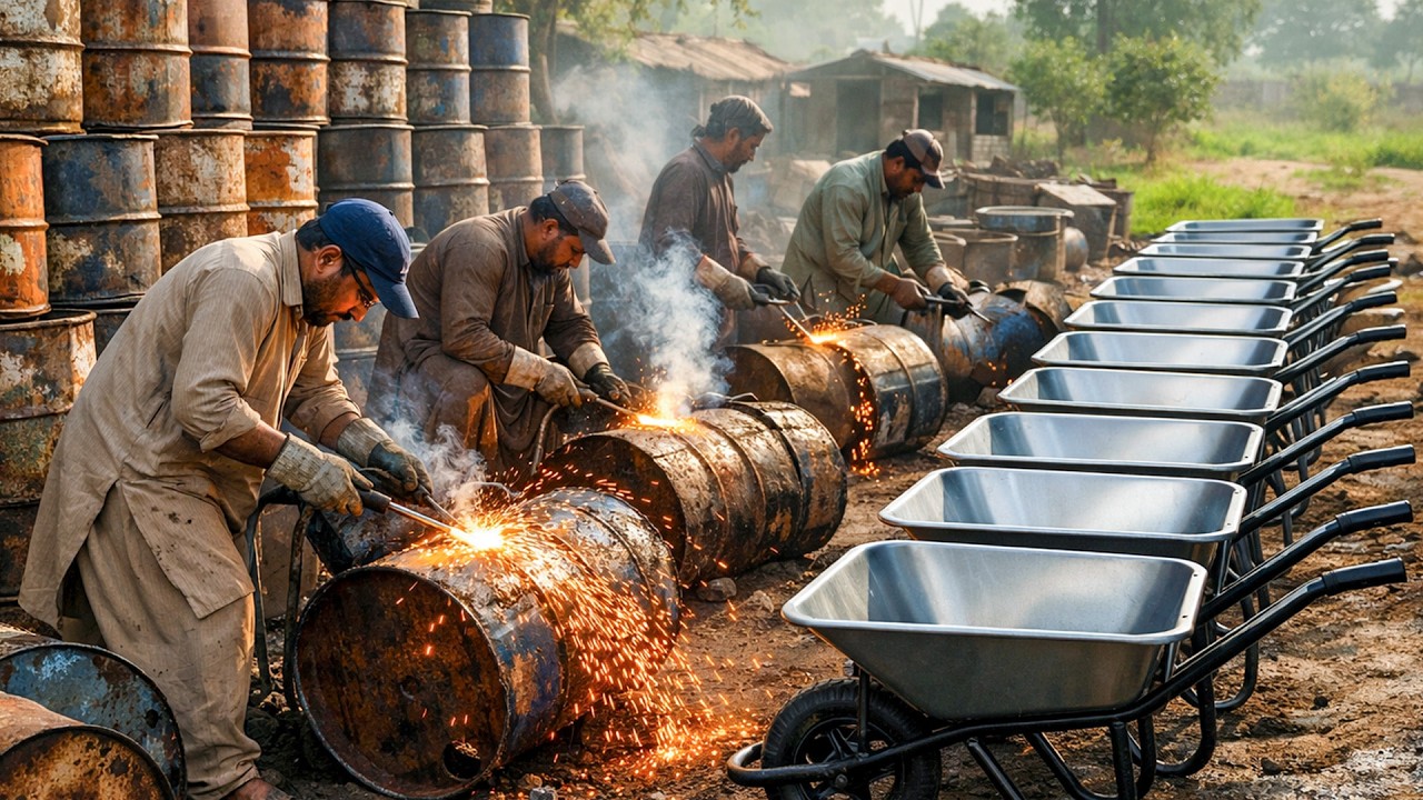 The SHOCKING Truth About Metal Oil Drum Recycling Process