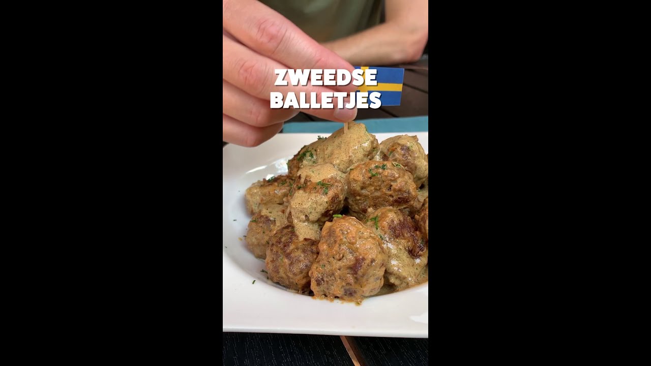 Zweedse Balletjes 😍 #shorts #ikea #eten