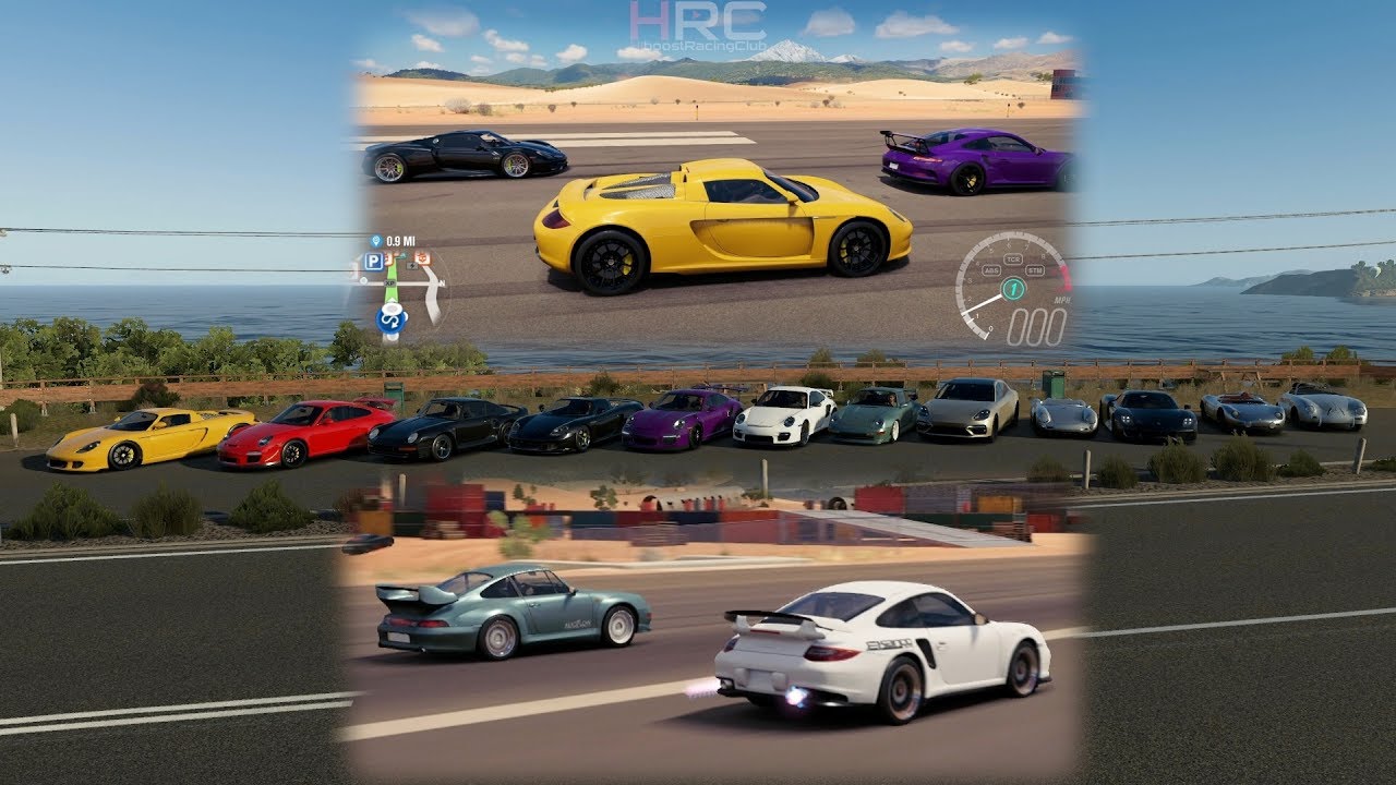 Forza Horizon 3 | Porsche Battles - 1250+HP Twin Turbo Carrera GT | Cruise, Full Mile Drags & More