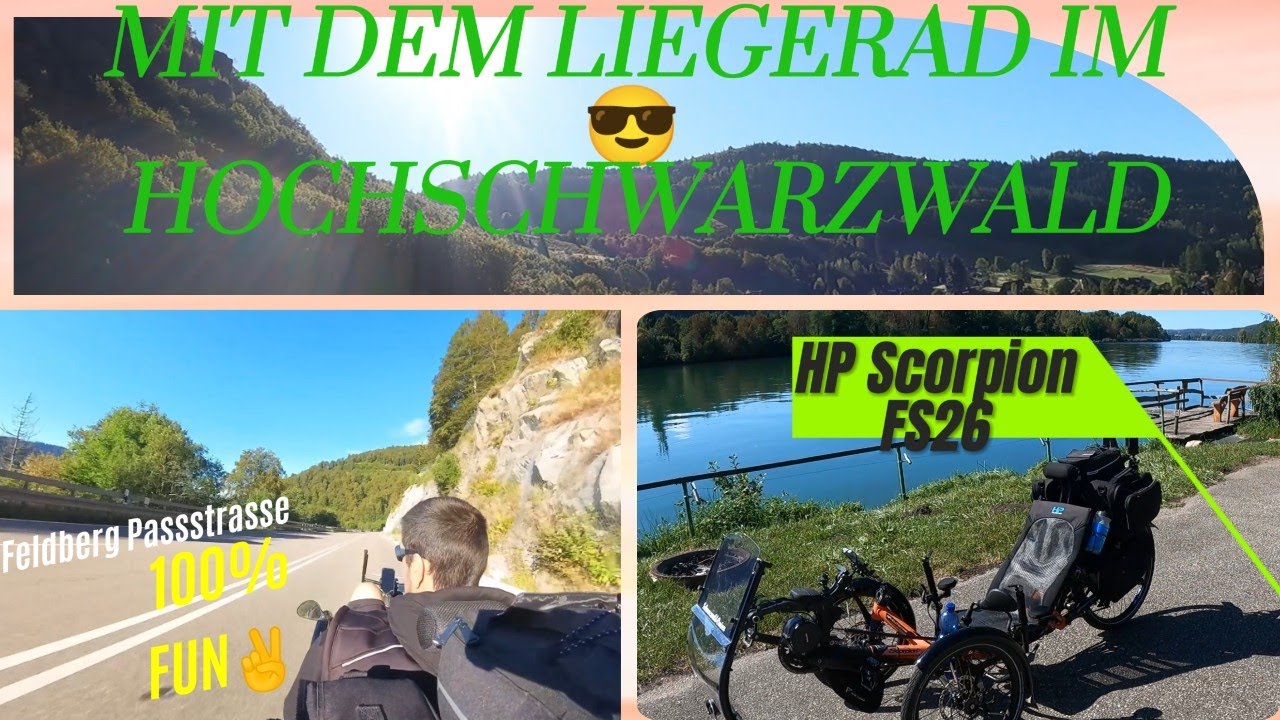 ‼️ Liegerad HP Scorpion ‼️ / Schwarzwald-Rhein Tour mit dem Trike / #1