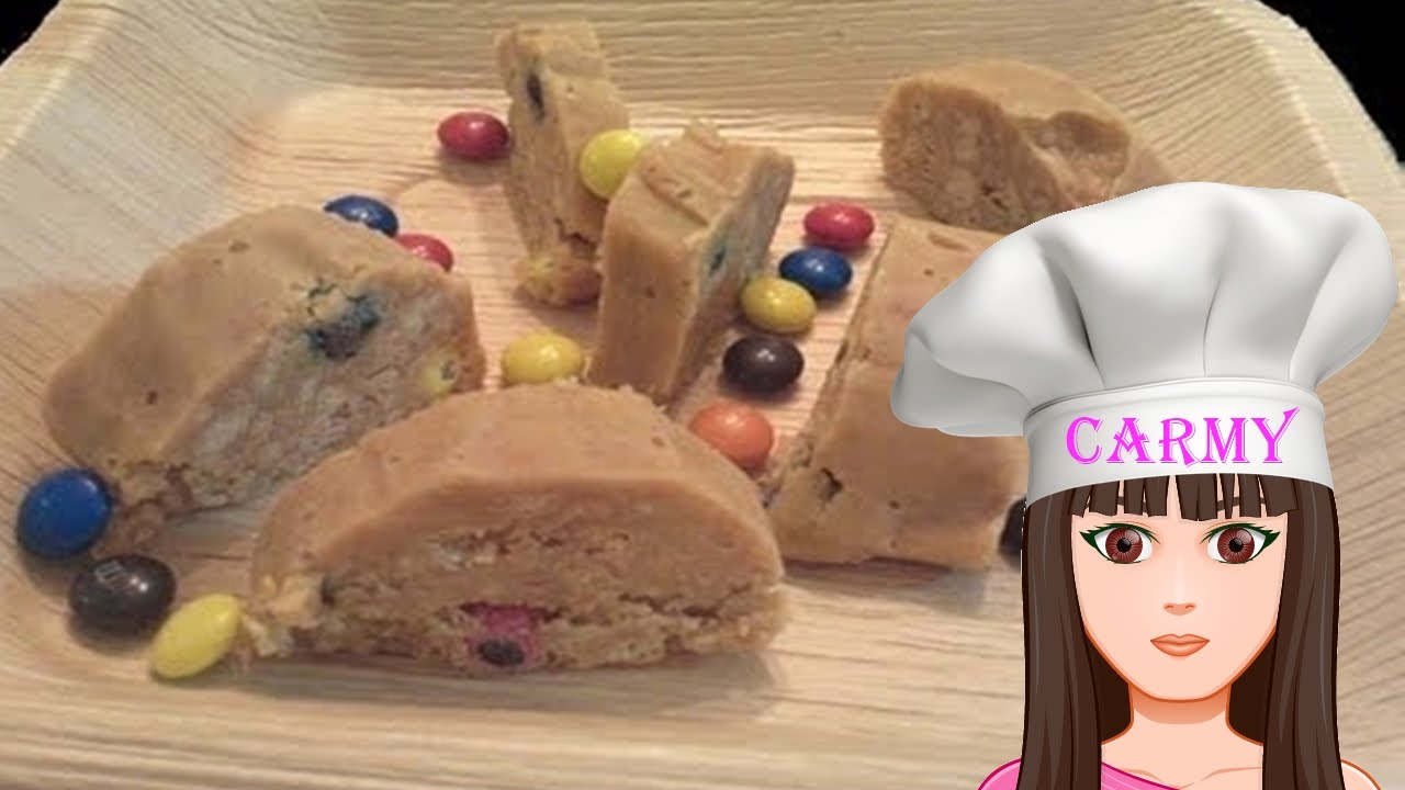 Ricetta salame al cioccolato bianco con M&M's , senza forno