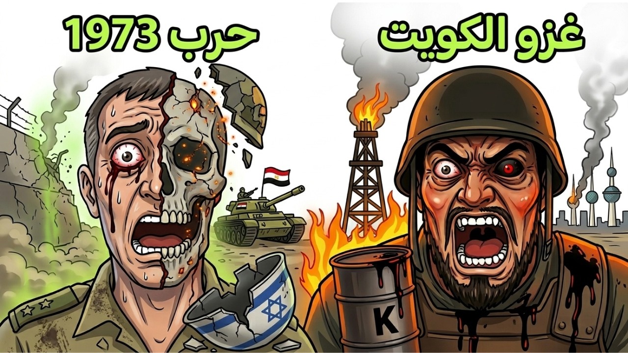 شرح كل حروب الدول العربية اخر 100 عام في 9 دقائق