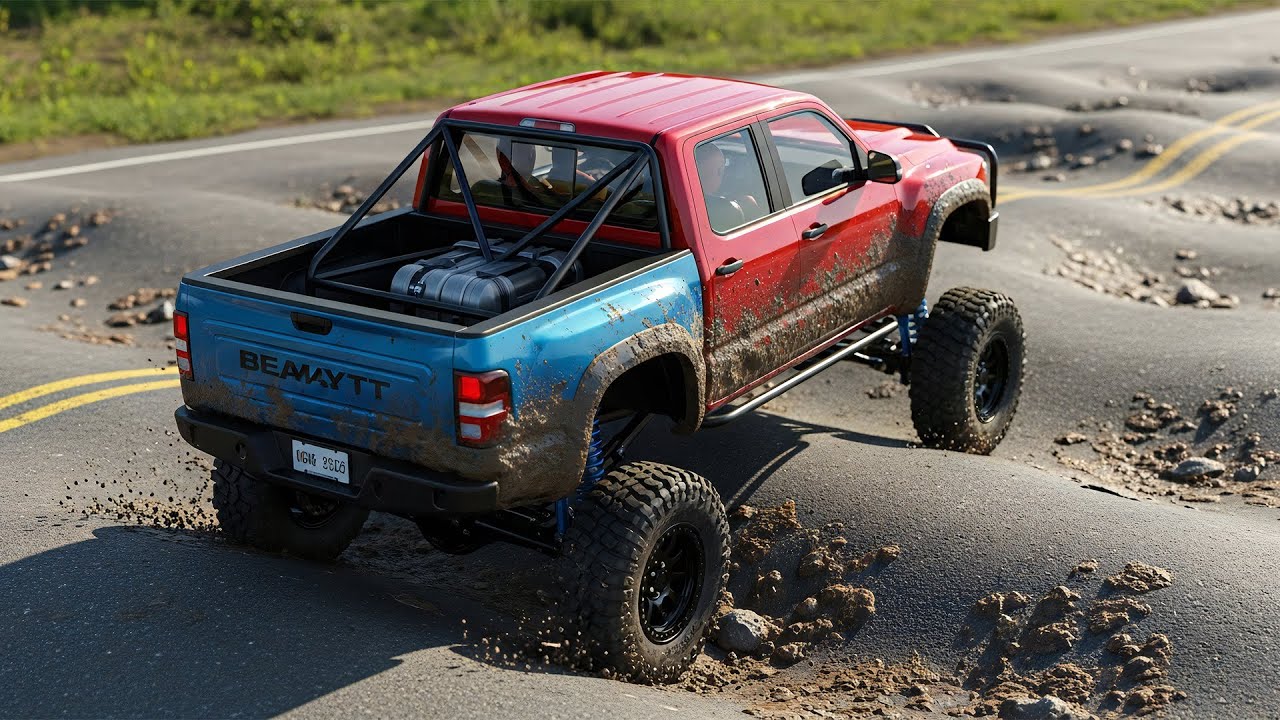 Satisfying Cars Suspension Test - BeamNG drive 