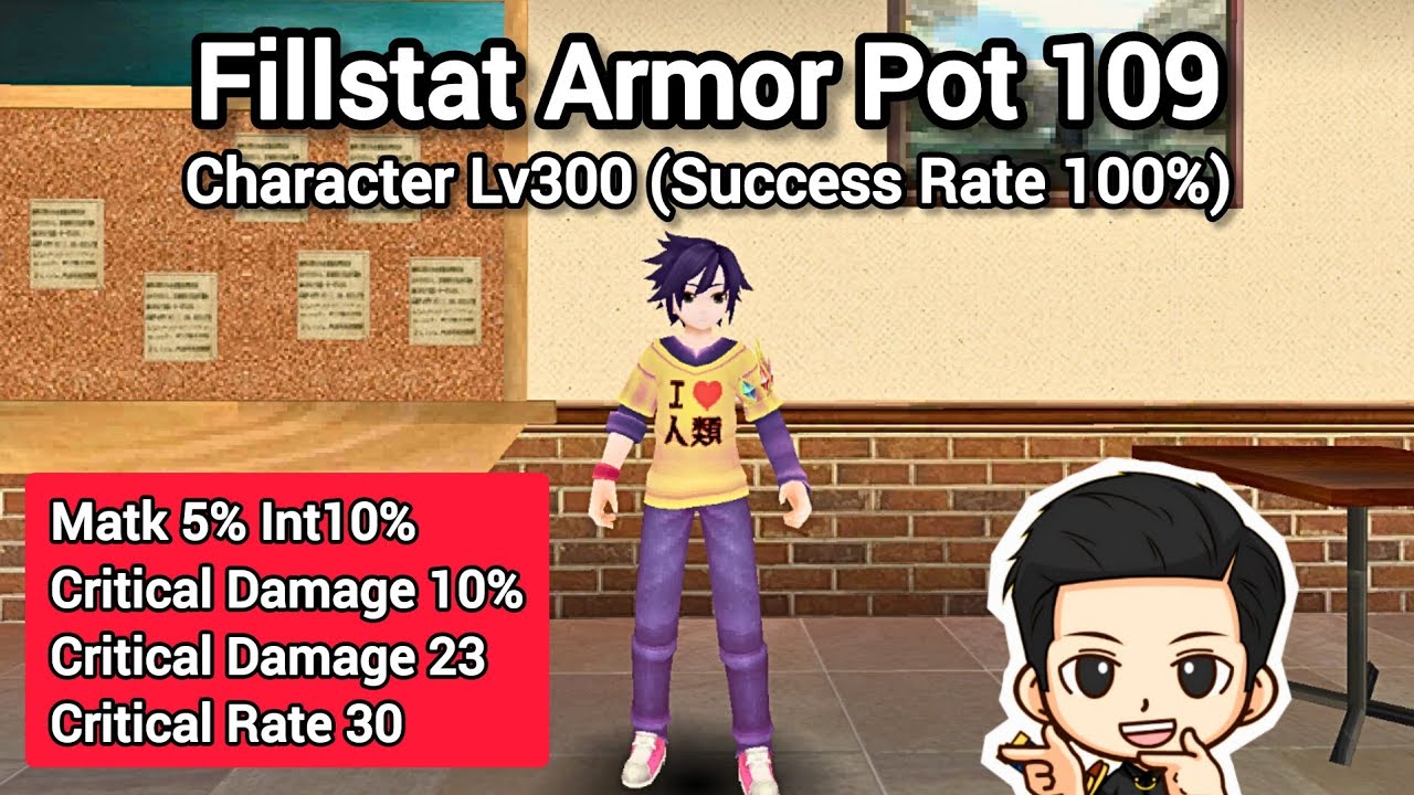 Fillstat Armor Matk5%Int10%Cd10%Cd23Cr30 