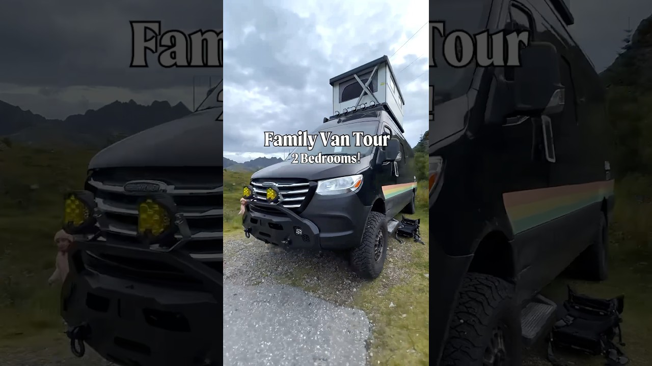 FAMILY VAN TOUR. Our full van tour is finally here! #vanlife #vanbuild #vanconversion