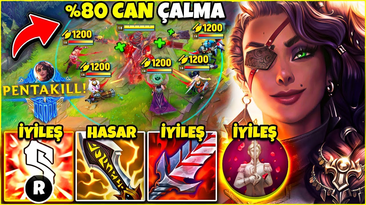 YENİ BUFFLI VAMPİR SAMİRA TOP LANE PENTAKILL!