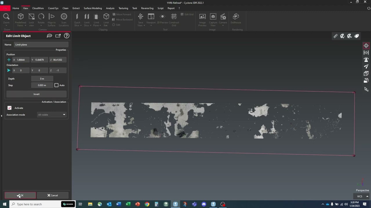 Cut/Fill Between Meshes with Cyclone 3DR