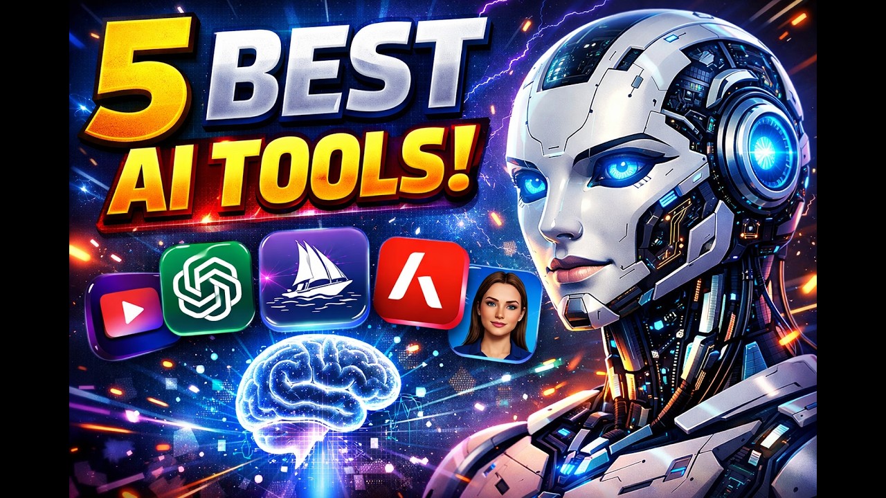 5 AI Tools That Feel Illegal to Know 😳 (Save Hours of Work!)