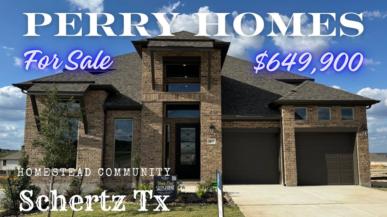New Perry Home for Sale, Homestead, Schertz Tx