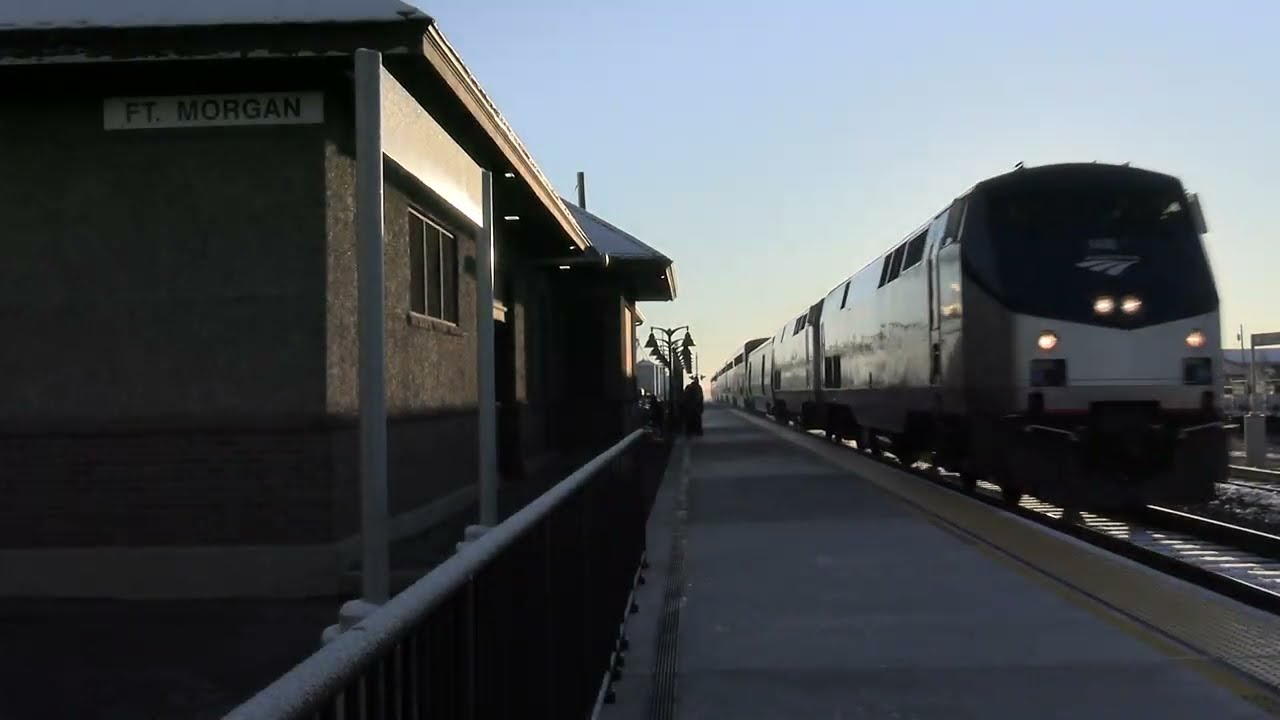 A Calif. Zephyr in Ft. Morgan on 07MARCH2026