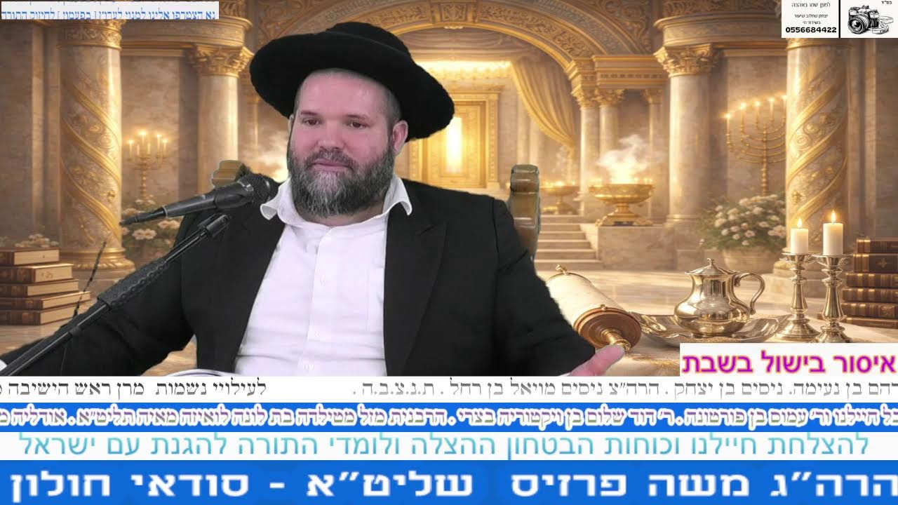 הלכות שבת הרה