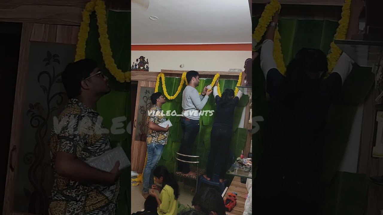 Haldi decoration | Banana leaf decoration | simple haldi decor for marriage #bangalore #eventdecor