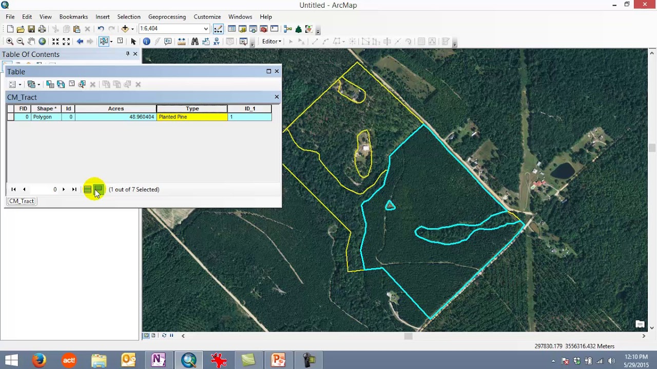 Deliniate Polygons in ArcMap