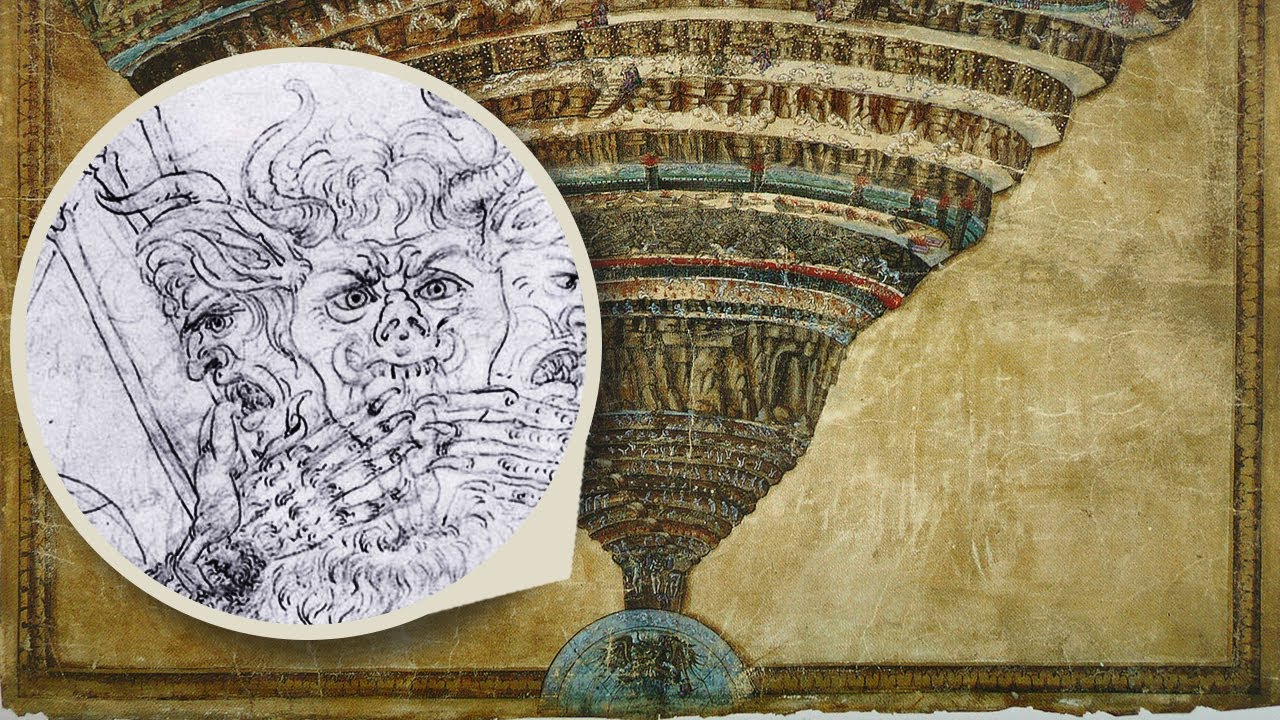 This Painting of Dante's INFERNO Is Scarier Than It Looks. Here's Why | Botticelli’s Map of Hell 😈
