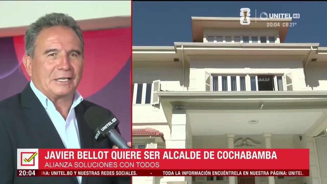 Javier Bellot, llega a Así Decidimos para presentar sus propuestas a la Alcaldía de Cochabamba