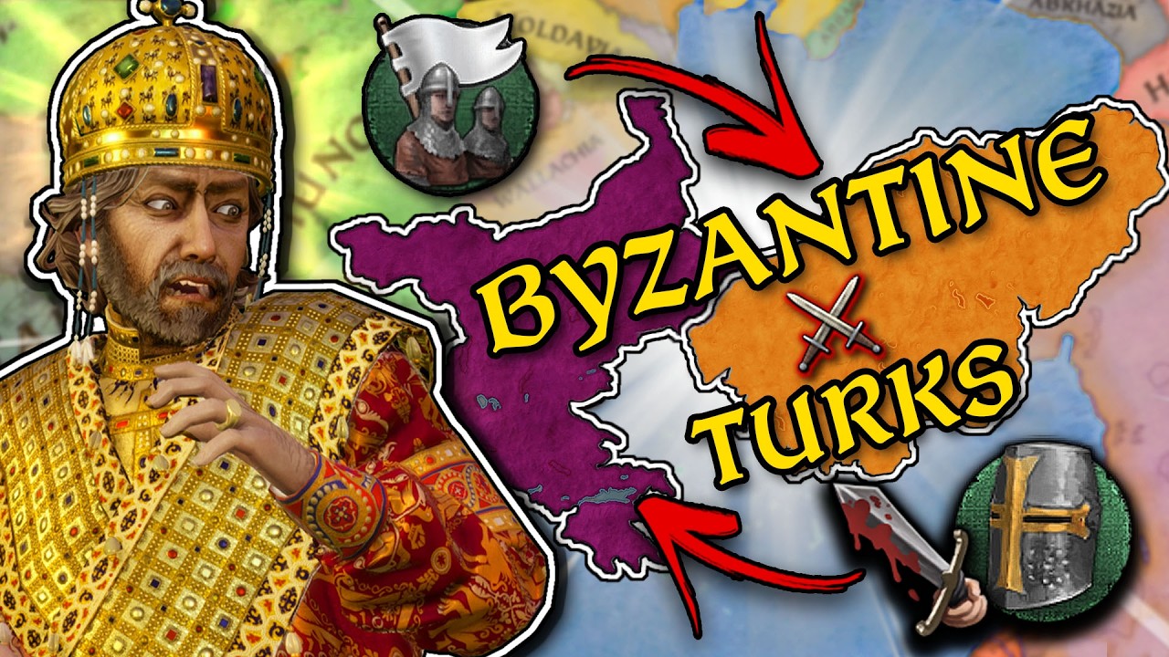 I SAVED Byzantium from the TURKS in Crusader Kings 3!