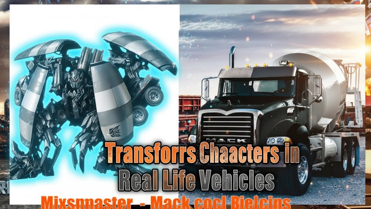 Transformers Characters in Real Life Vehicles