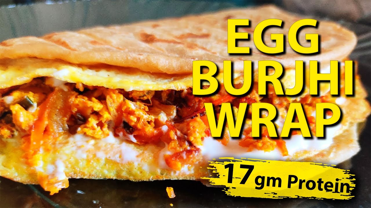 High Protein Egg Bhurji Wrap | How to make Weight Loss Peri Peri  Wrap Recipe | I'MWOW