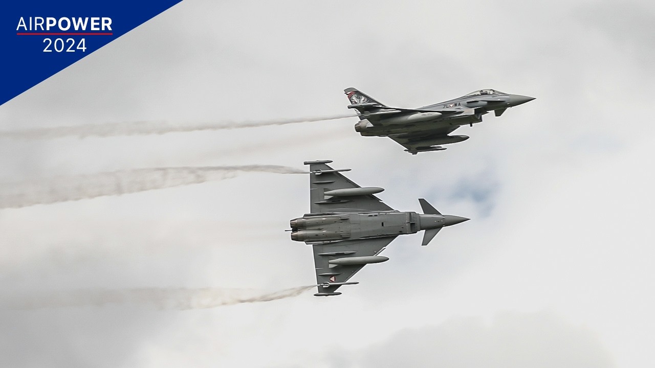 Eurofighter vs Eurofighter Dogfight Airpower 2024 - Bundesheer