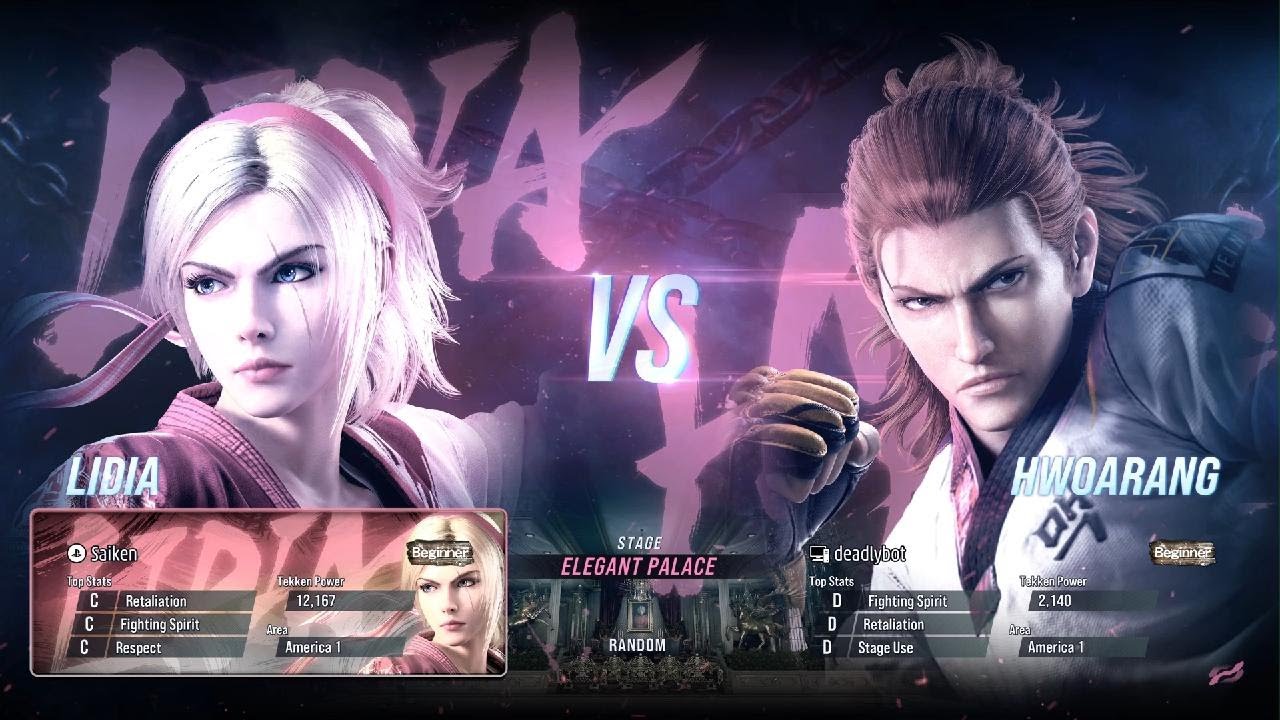 TEKKEN8: Lidia vs Hwarang warmups before RANKED