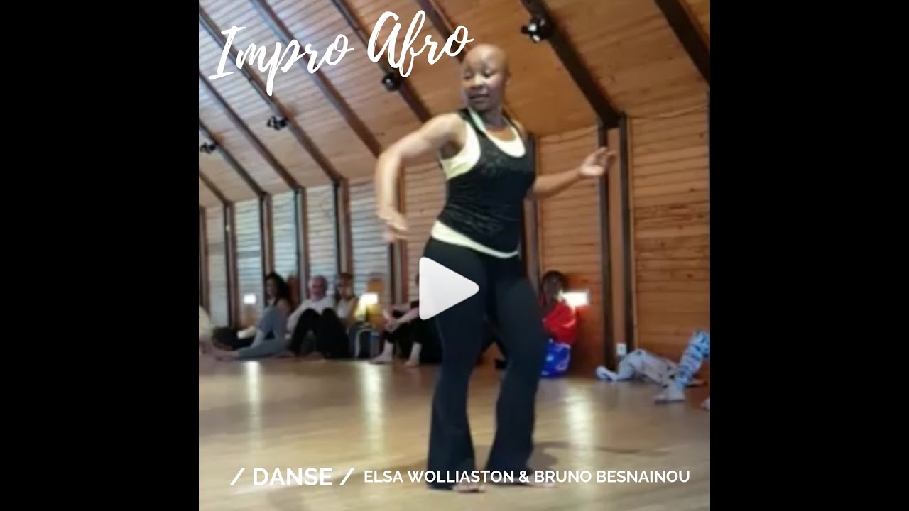 Impro Danse Afro x Djembe  avec Elsa Wolliaston & Bruno Besna&iuml;nou