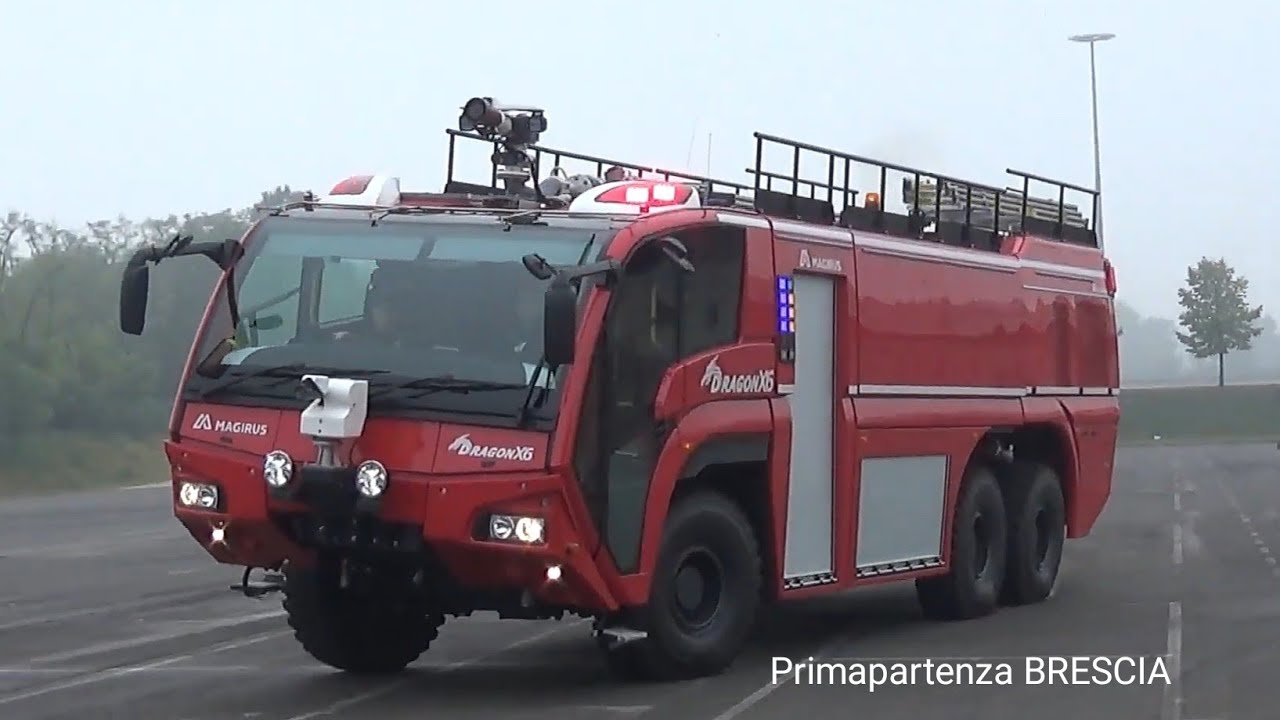 [REAS 2018] Presentazione Dragon 6x6 Magirus Vigili del Fuoco/New Magirus Dragon 6x6 ARFF Fire Truck