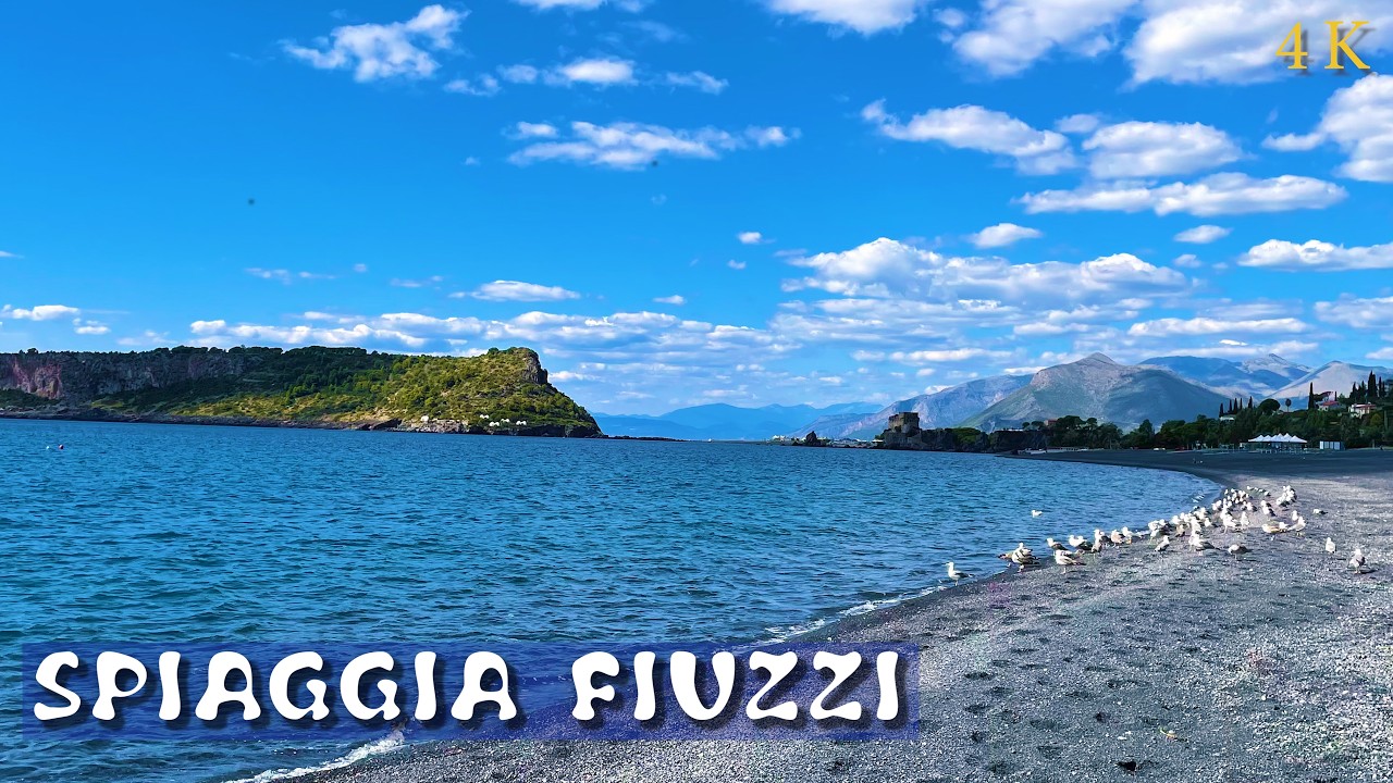 Spiaggia Fiuzzi, Praia a Mare, San Nicola Arcella Calabria [4k]