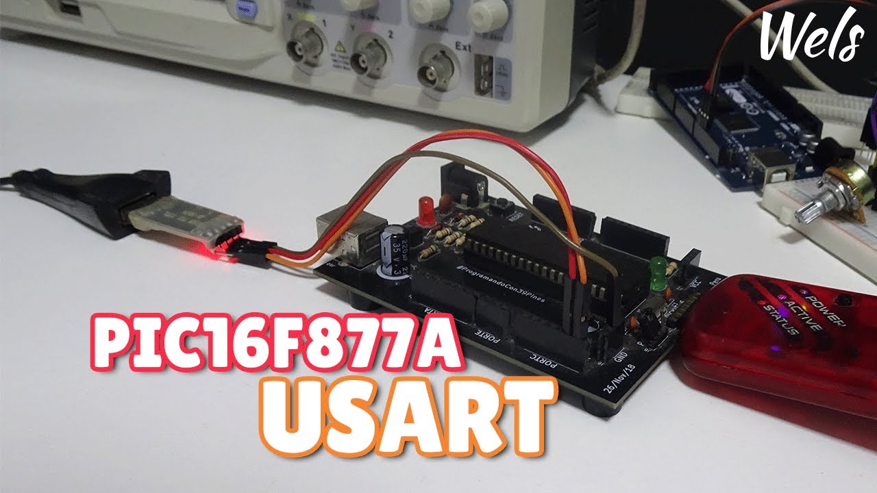 PIC16F877A USART Assembler - Tutorial PIC16F877A - Wels Theory