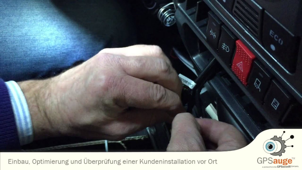 GPSoverIP Einbau Tutorial - Iveco Daily / Telematik für Iveco*