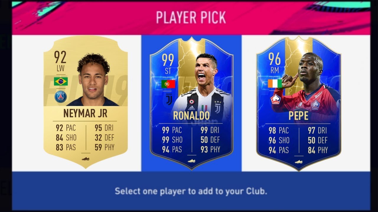 40x 80+ PLAYER PICK PACKS! FIFA 19 ULTIMATE TOTS PACK OPENING!!!